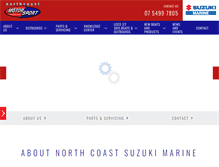 Tablet Screenshot of northcoastmotorsport.com